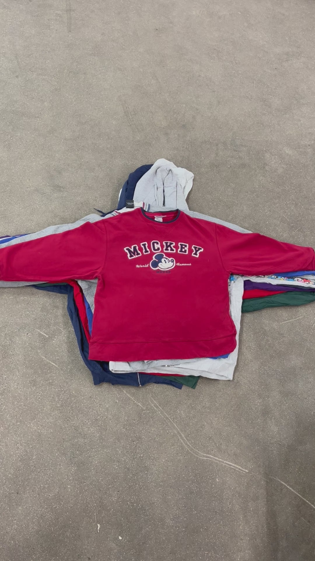 Collection of 50X MICKEY SWEATSHIRTS in a gallery layout