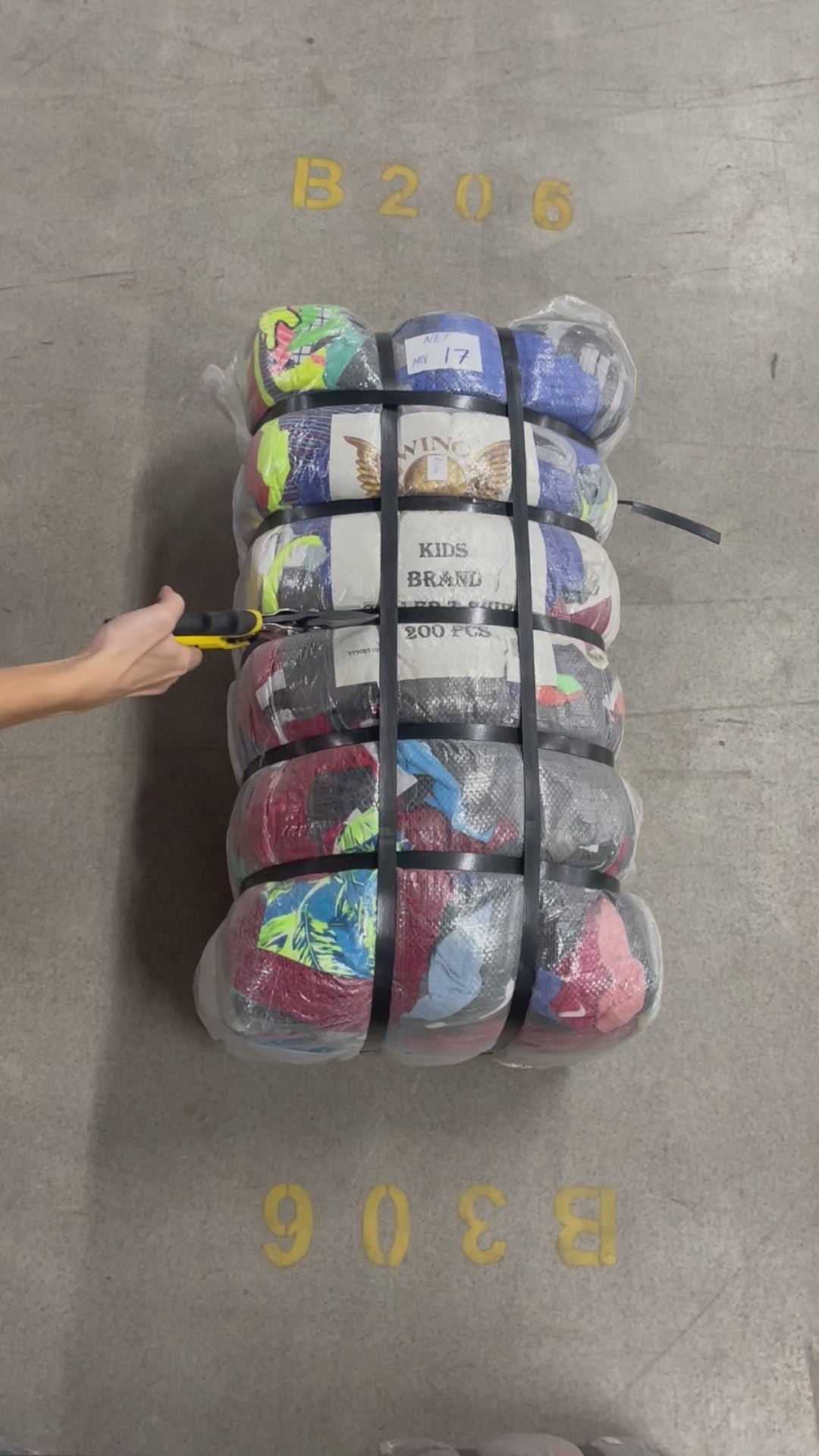 Collection of 100X KIDS BRANDED COLLAR T-SHIRTS in a gallery layout