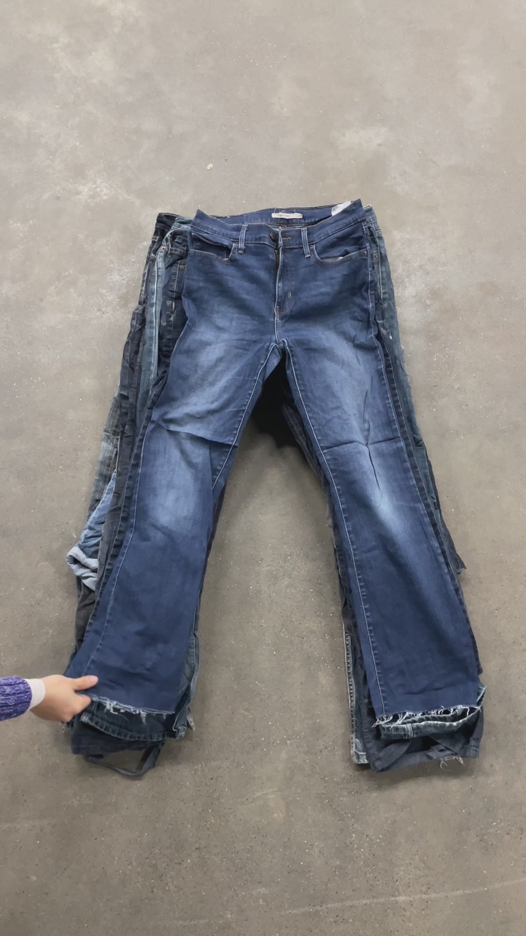 Collection of Levi's Rags in a gallery layout