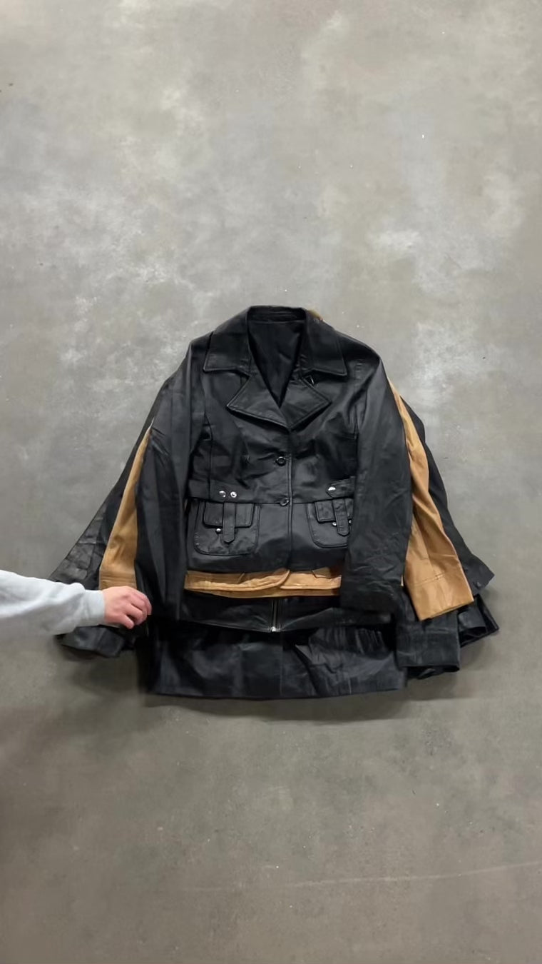 Collection of 15X LADIES LEATHER JACKETS in a gallery layout