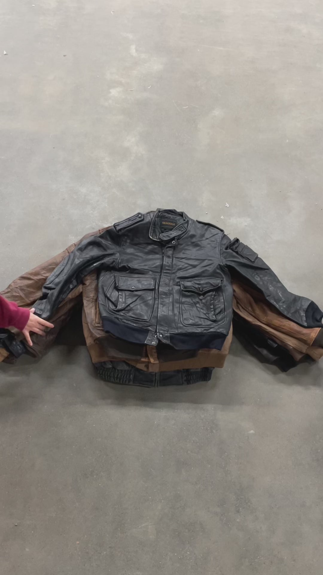 Collection of 10X FLIGHT LEATHER JACKETS in a gallery layout