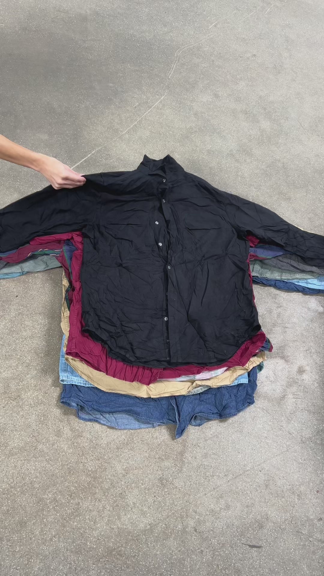 Collection of 50X UNBRANDED DENIM SHIRTS in a gallery layout