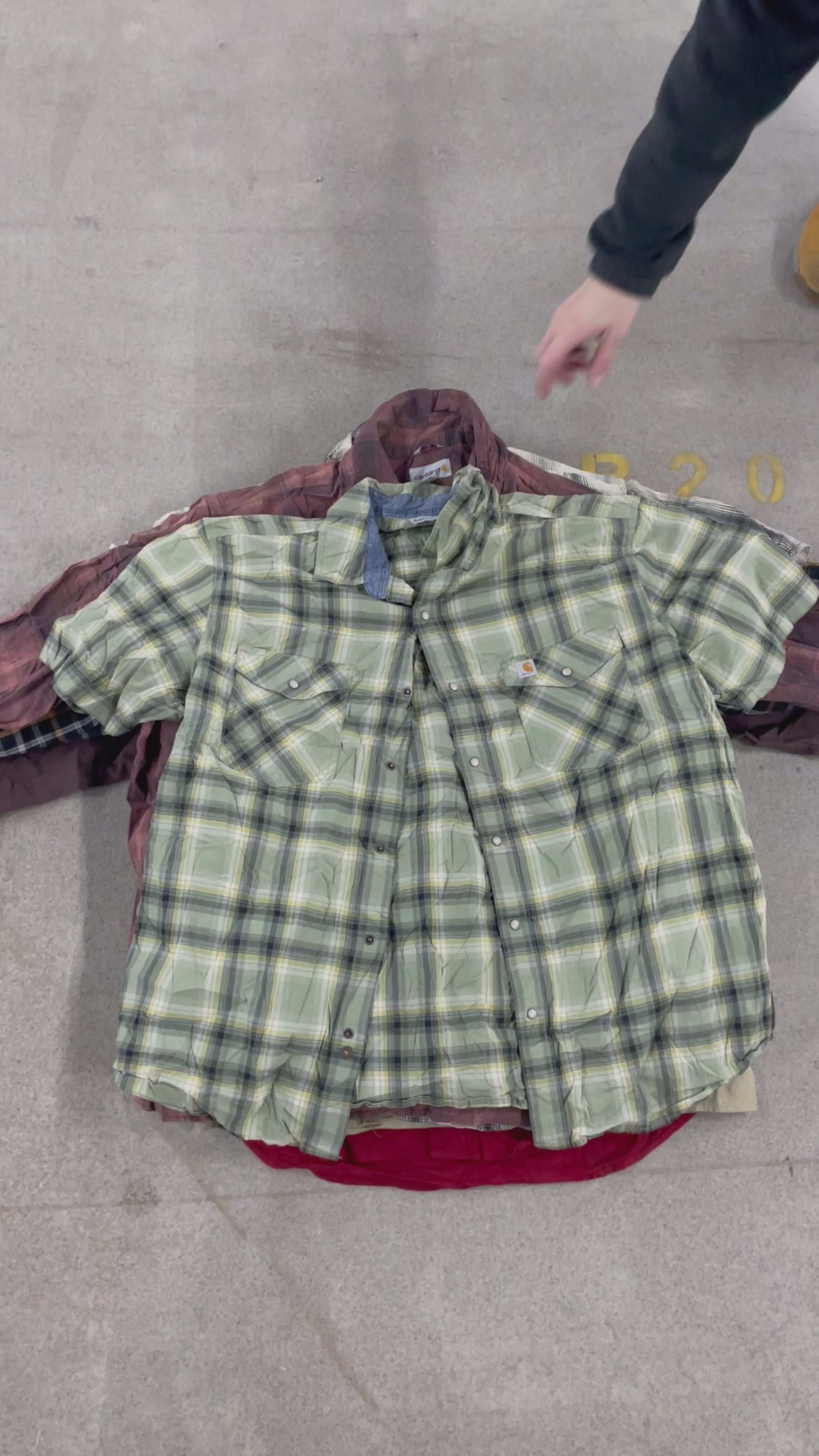 Collection of 50X CARHARTT SHIRTS in a gallery layout