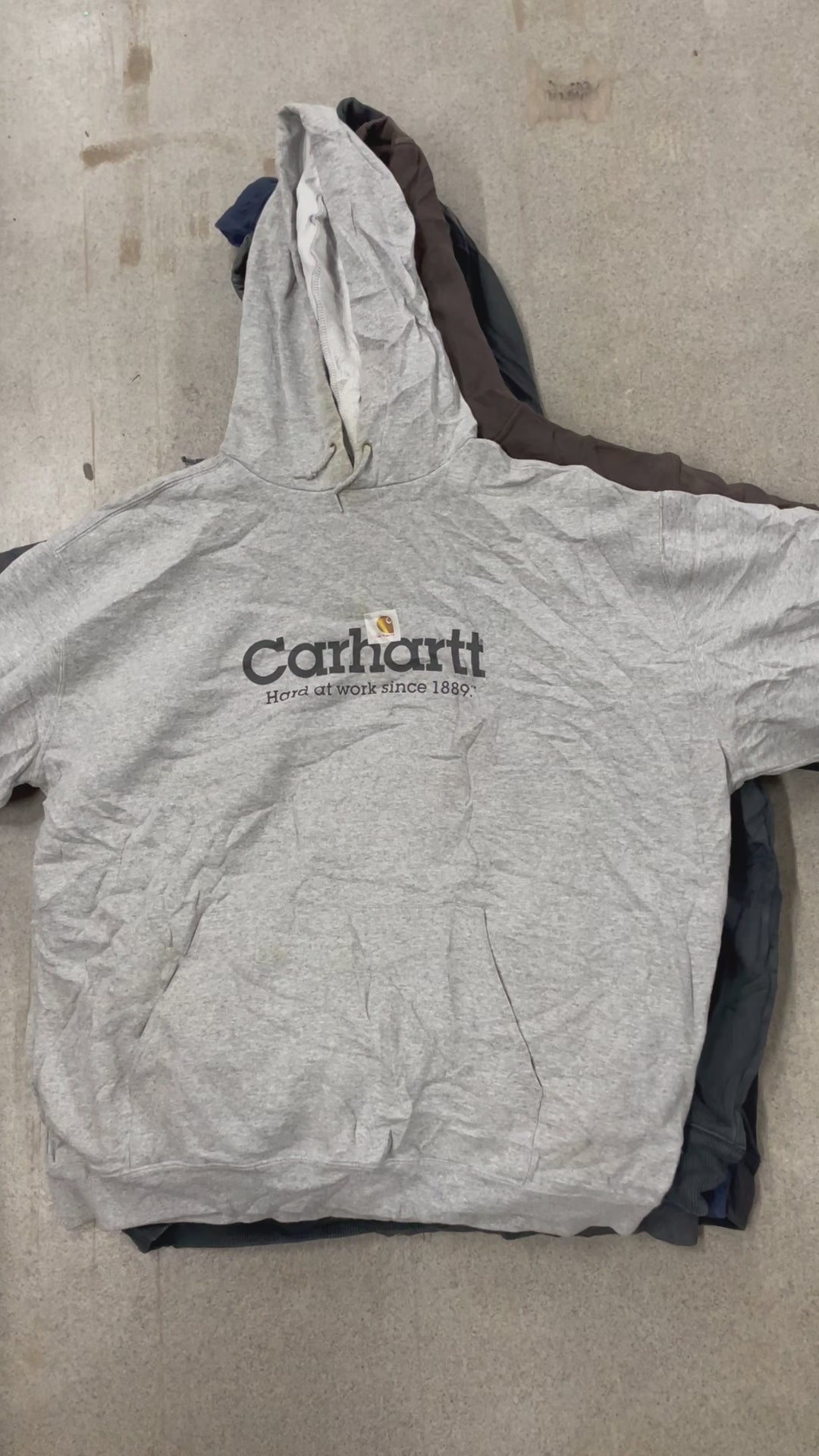 Collection of 10X CARHARTT & DICKIES SWEATSHIRTS & HOODIES in a gallery layout