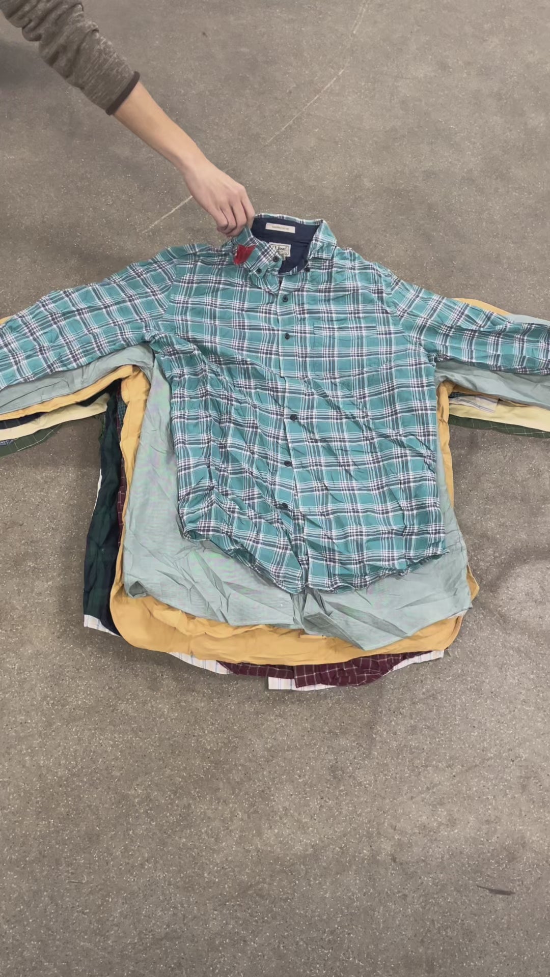 Collection of 50X L.L BEAN SHIRTS in a gallery layout