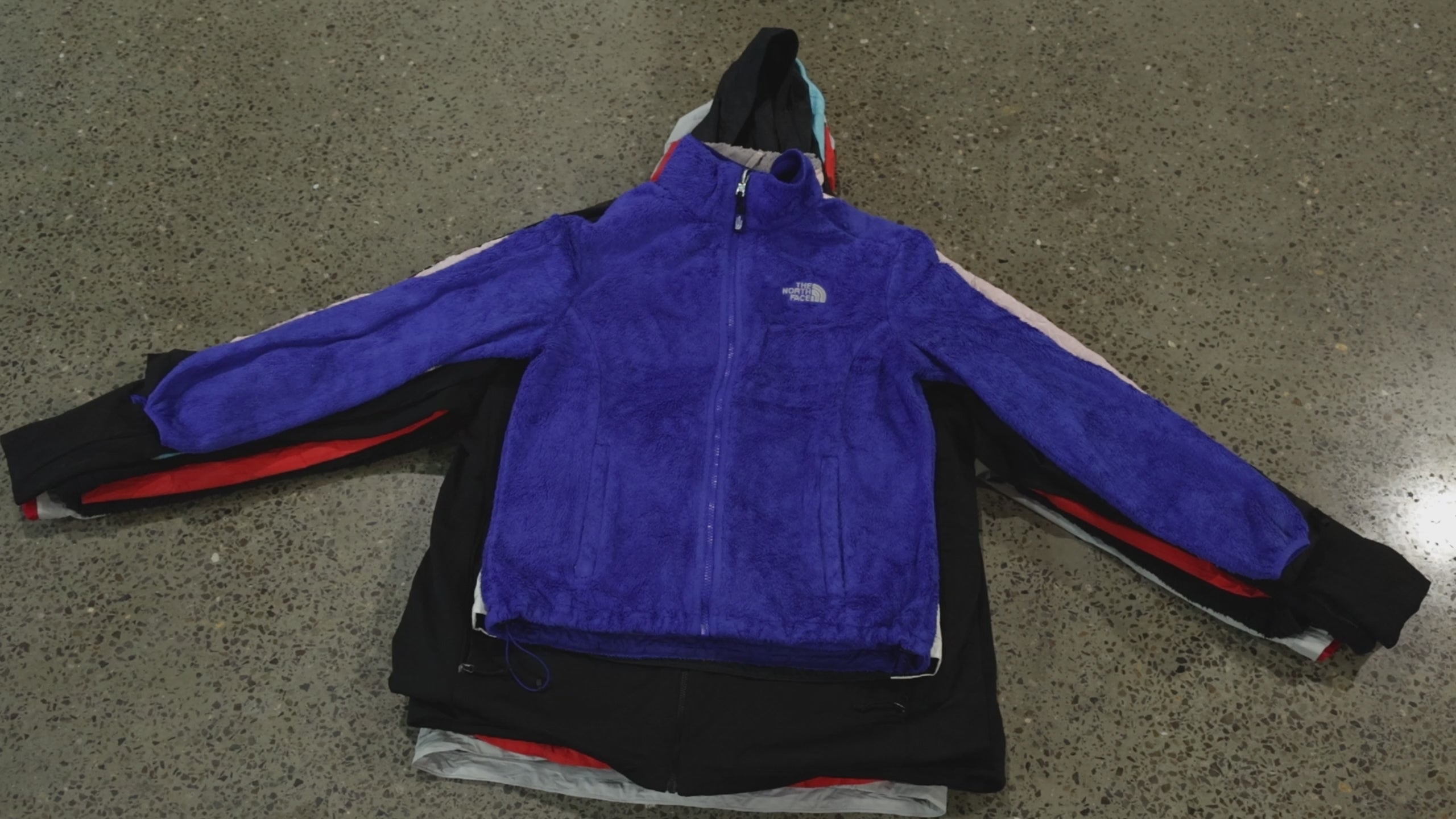 Collection of North face fleece jacket in a gallery layout