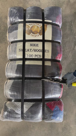 Collection of 50X NIKE SWEAT HOODIES in a gallery layout