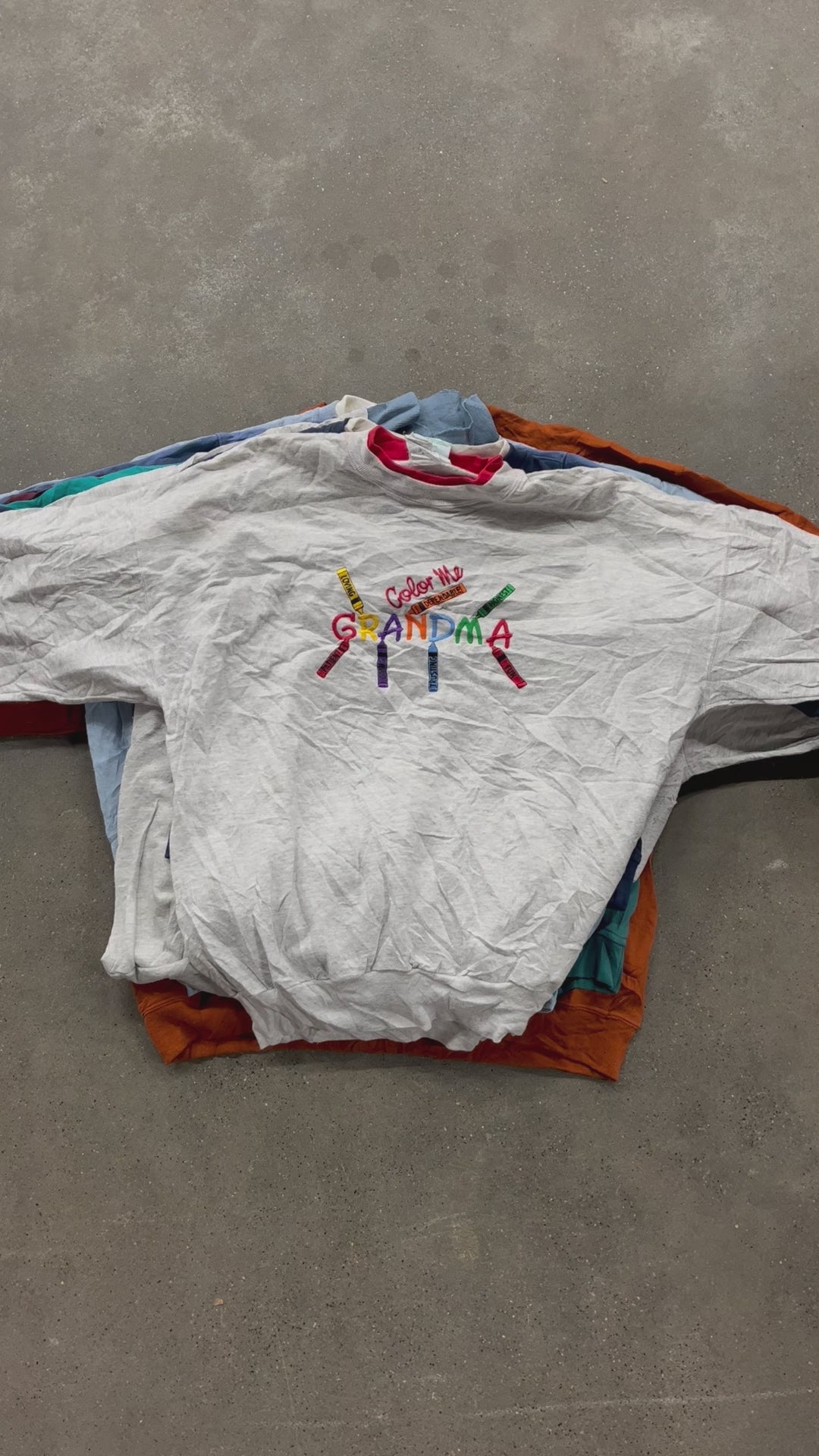 Collection of 35X GRANDMA SWEATSHIRTS in a gallery layout