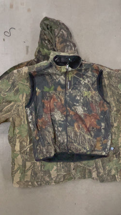 Collection of 20X JUNGLE PRINT HUNTING JACKETS in a gallery layout