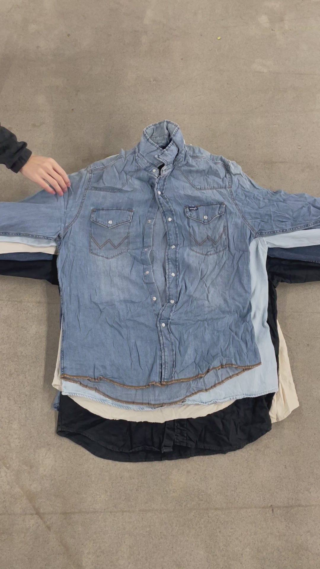 Collection of 50X LLW DENIM SHIRT in a gallery layout