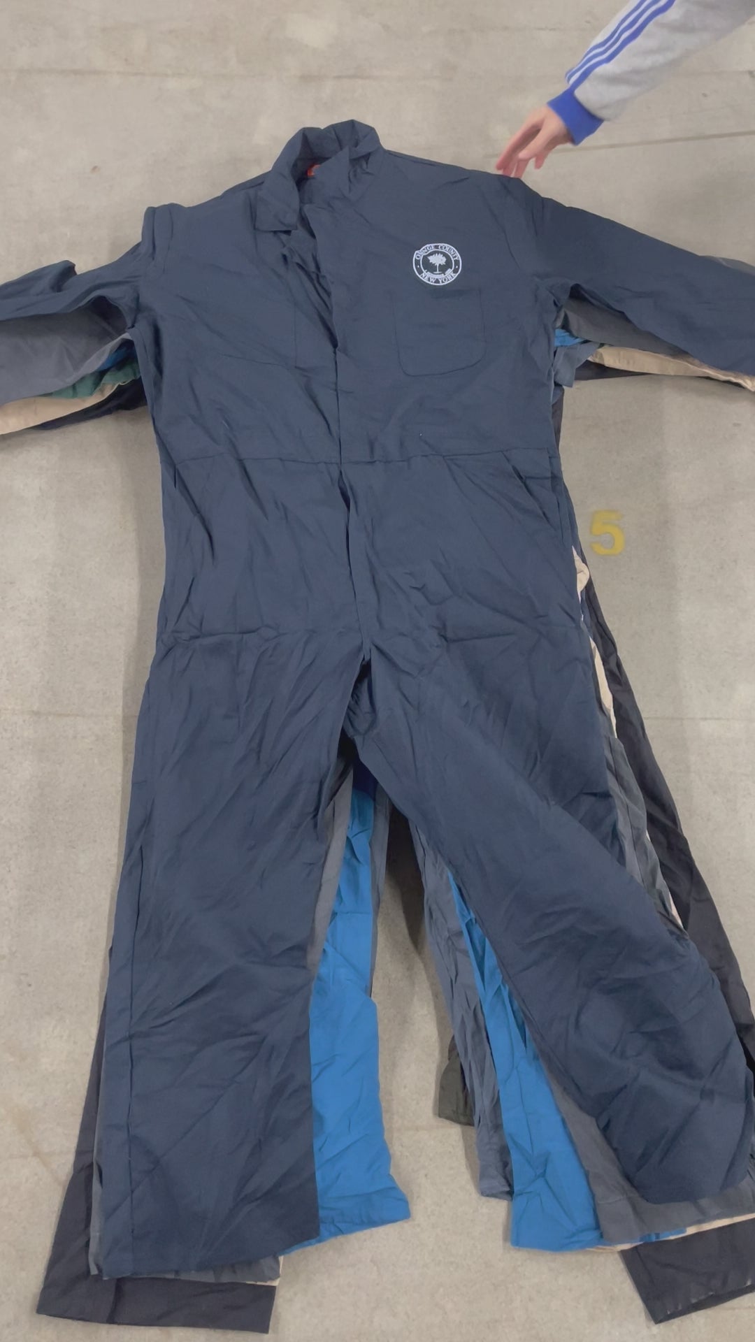 Collection of 20X  COTTON COVERALLS in a gallery layout