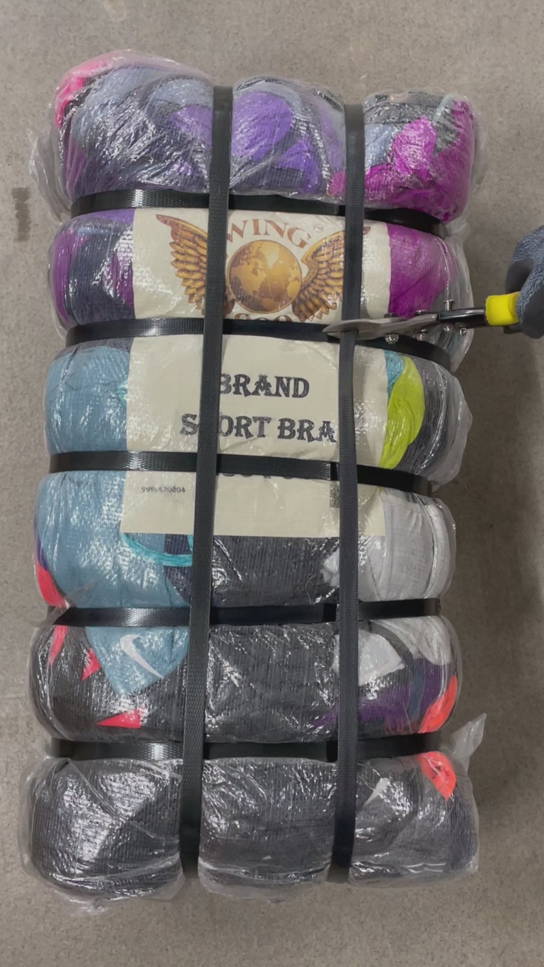 Collection of 100X MIXED BRAND SPORTS BRAS in a gallery layout