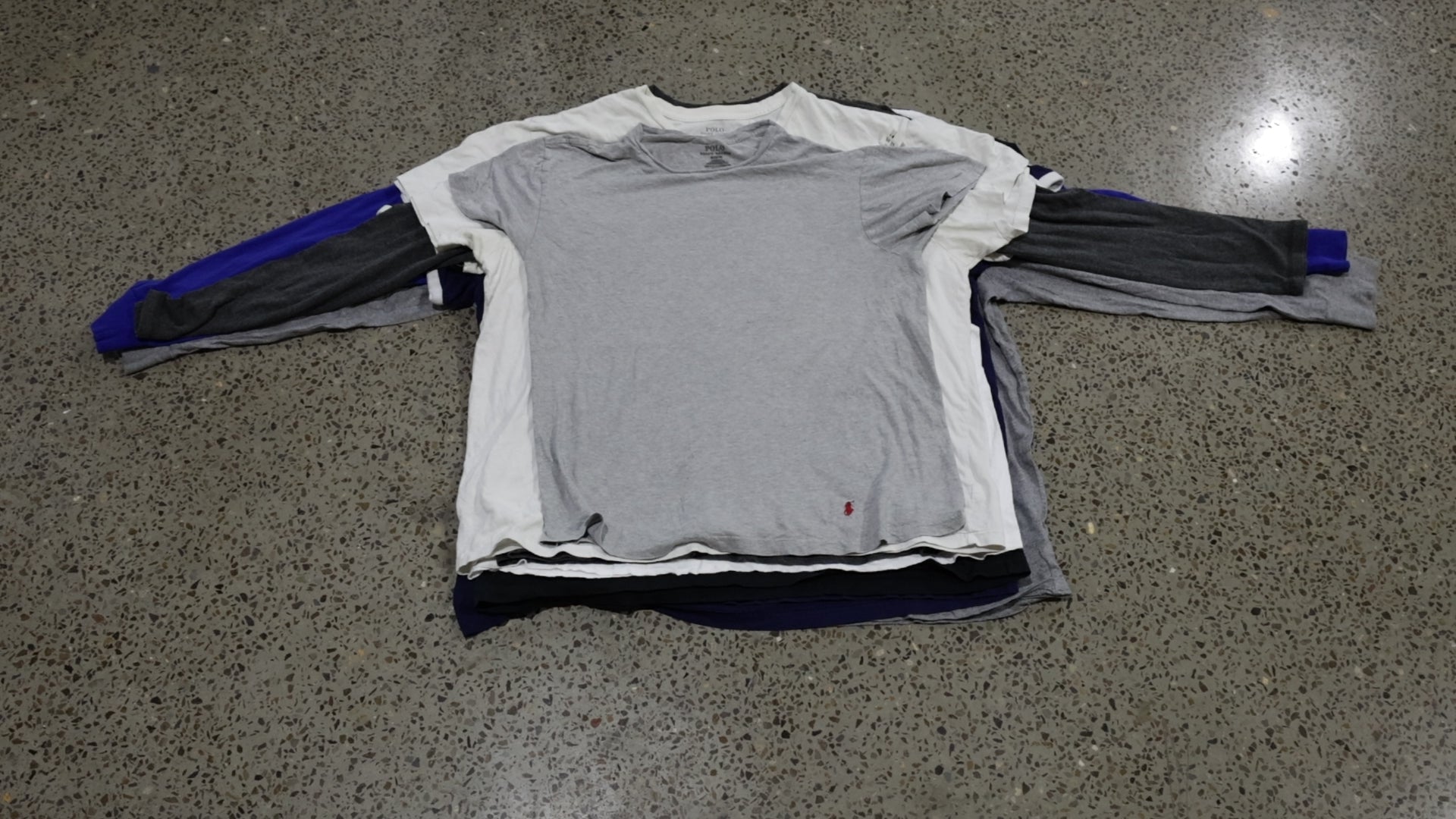 Collection of Polo T-shirt grade b display in a gallery layout