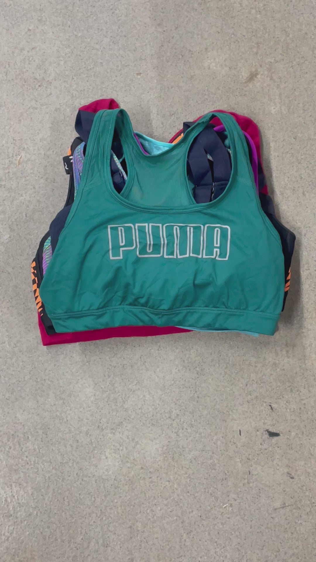 Collection of 100X MIXED BRAND SPORTS BRAS in a gallery layout