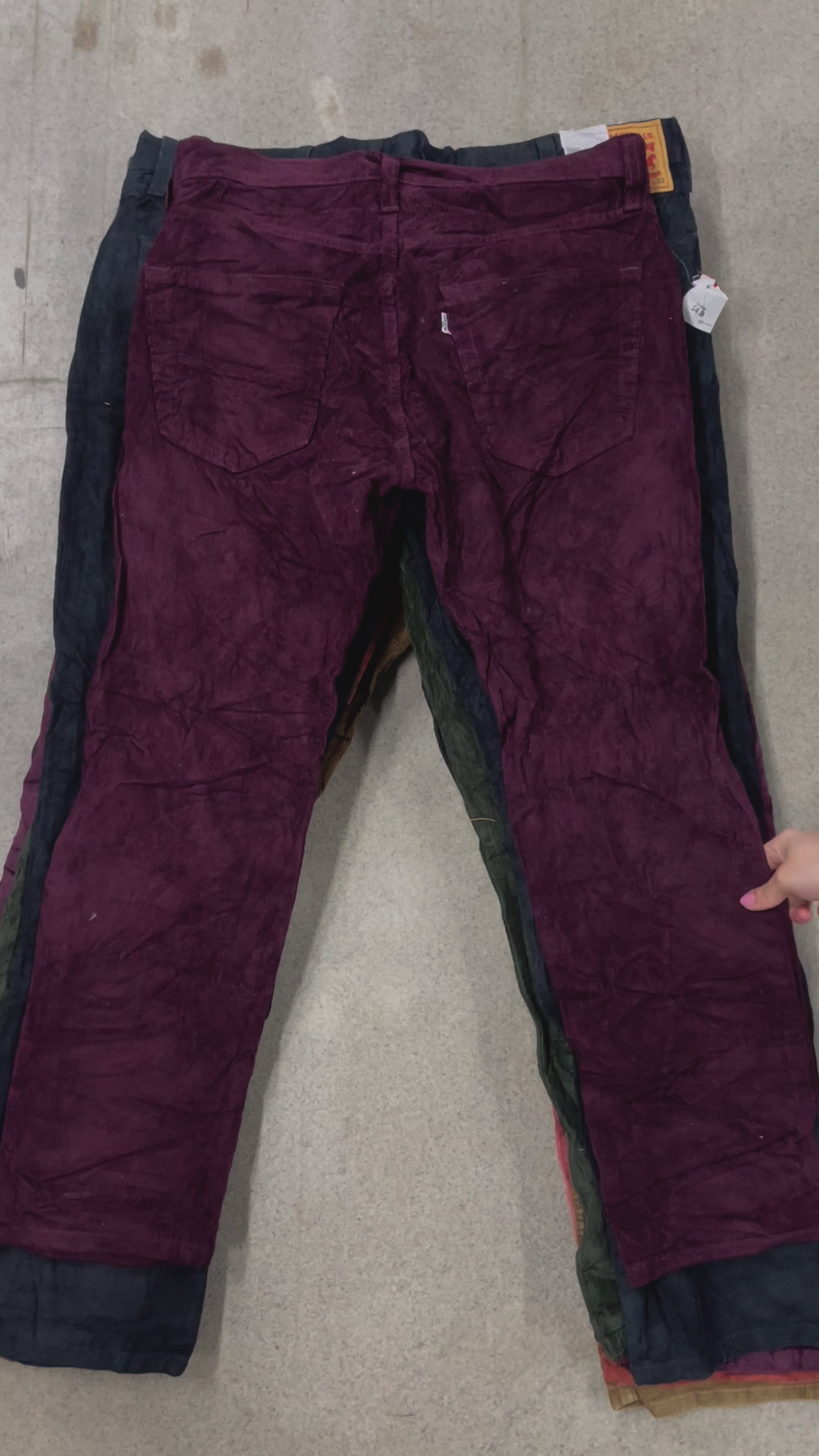 Collection of 50X LEVI'S CORDUROY PANTS in a gallery layout