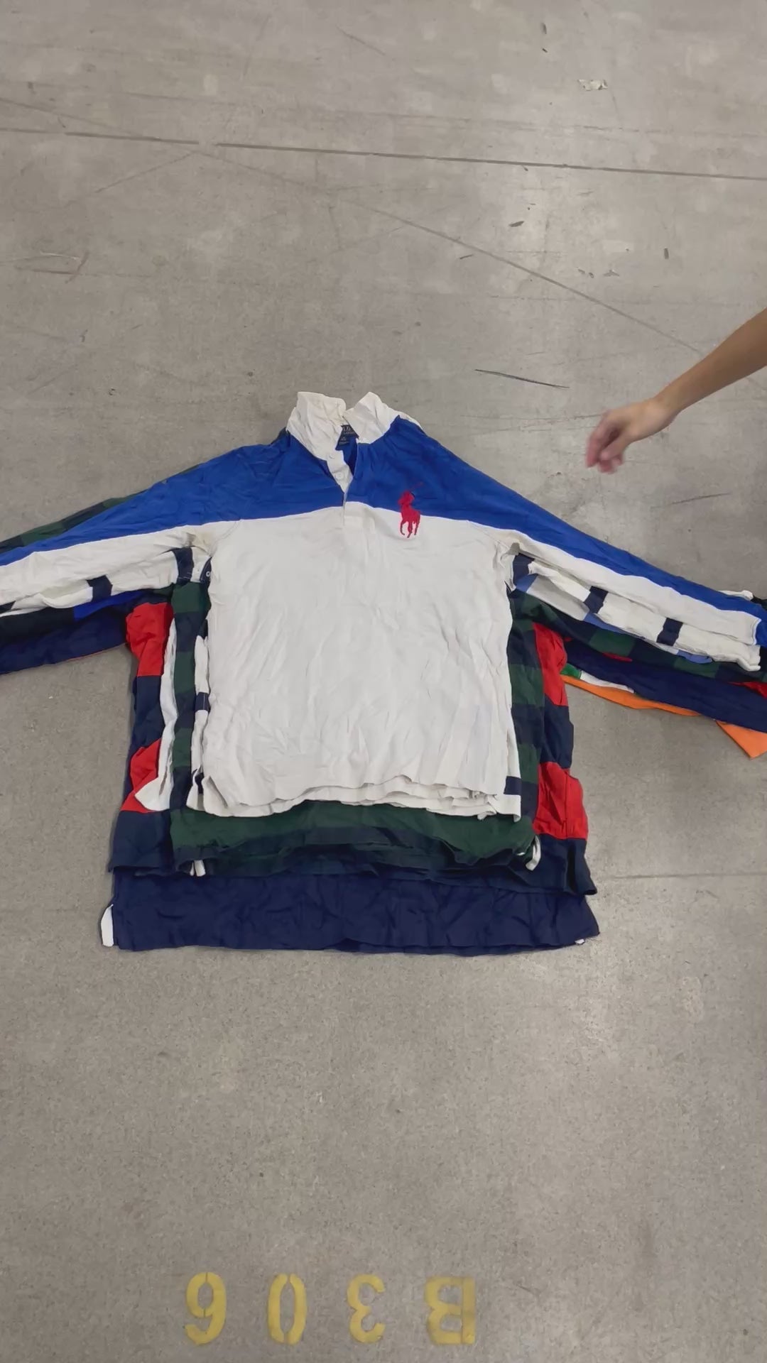 Collection of 30X POLO RALPH LAUREN RUGBY T-SHIRTS A/B MIX in a gallery layout