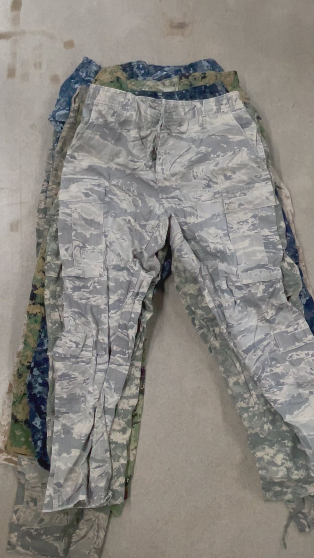 Collection of 30 X DIGITAL ARMY TROUSERS in a gallery layout