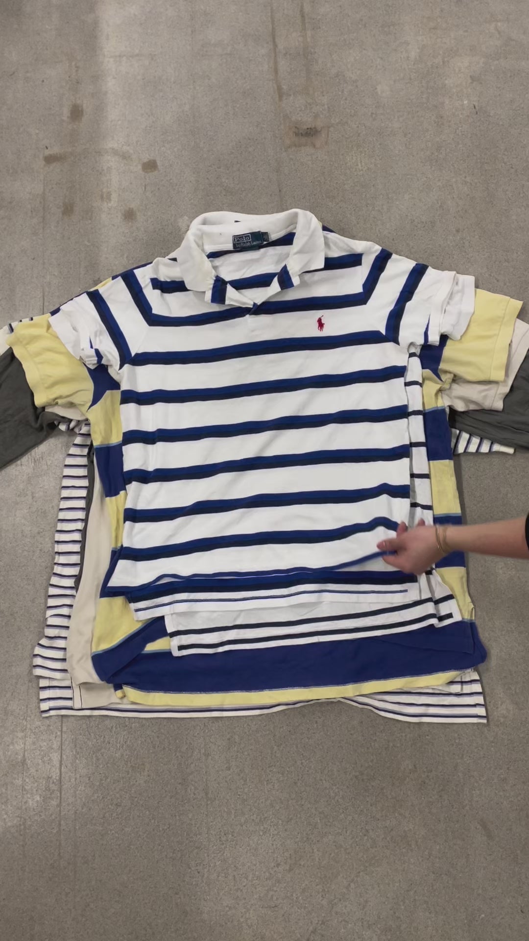 Collection of polo collar t shirt grade b in a gallery layout