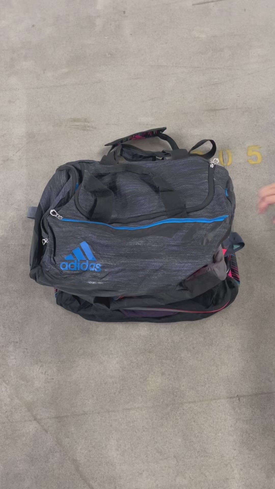 Collection of 20X ADIDAS DUFFLE BAGS A/B in a gallery layout