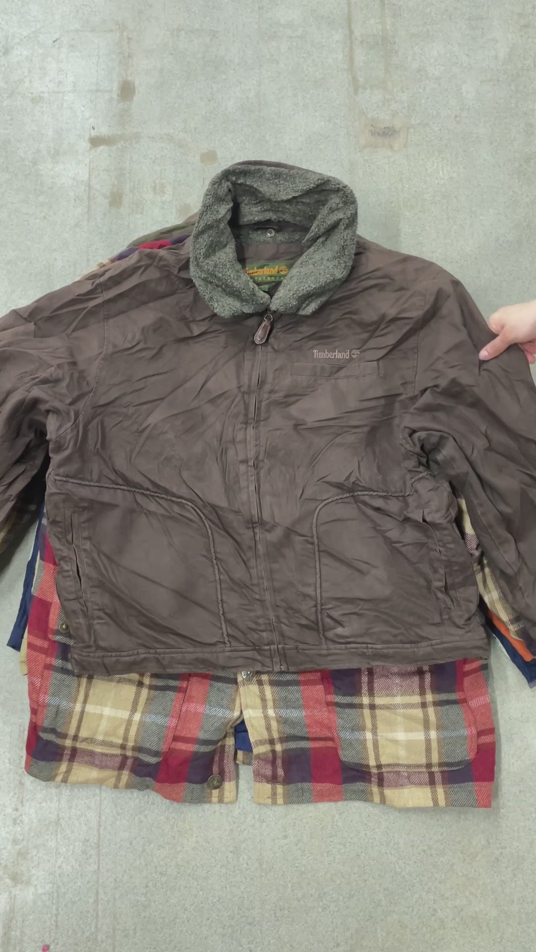 Collection of 50X TIMBERLAND JACKET & FLEECE in a gallery layout