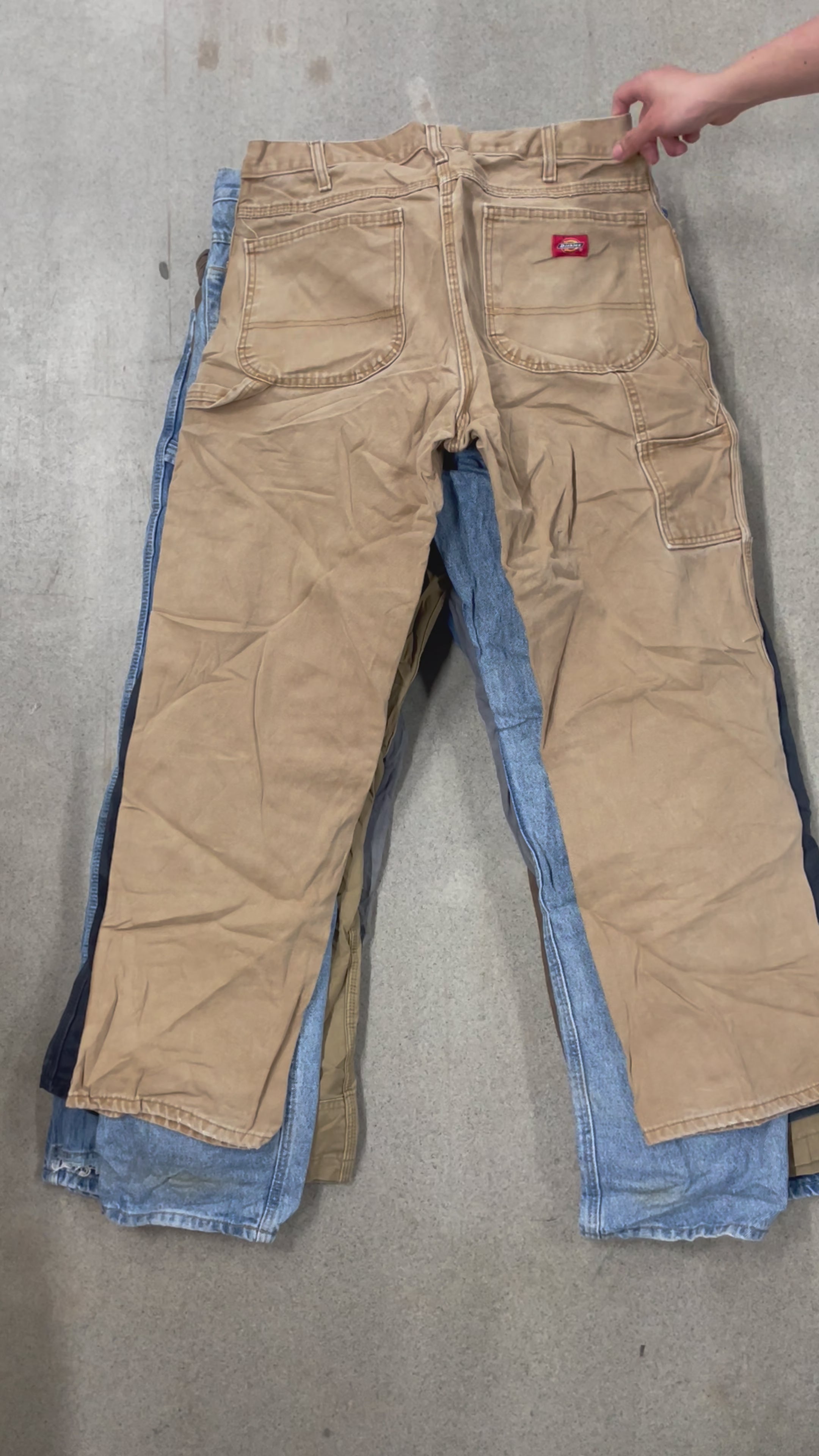 Collection of CARHARTT AND DICKIES PANTS GRADE B in a gallery layout