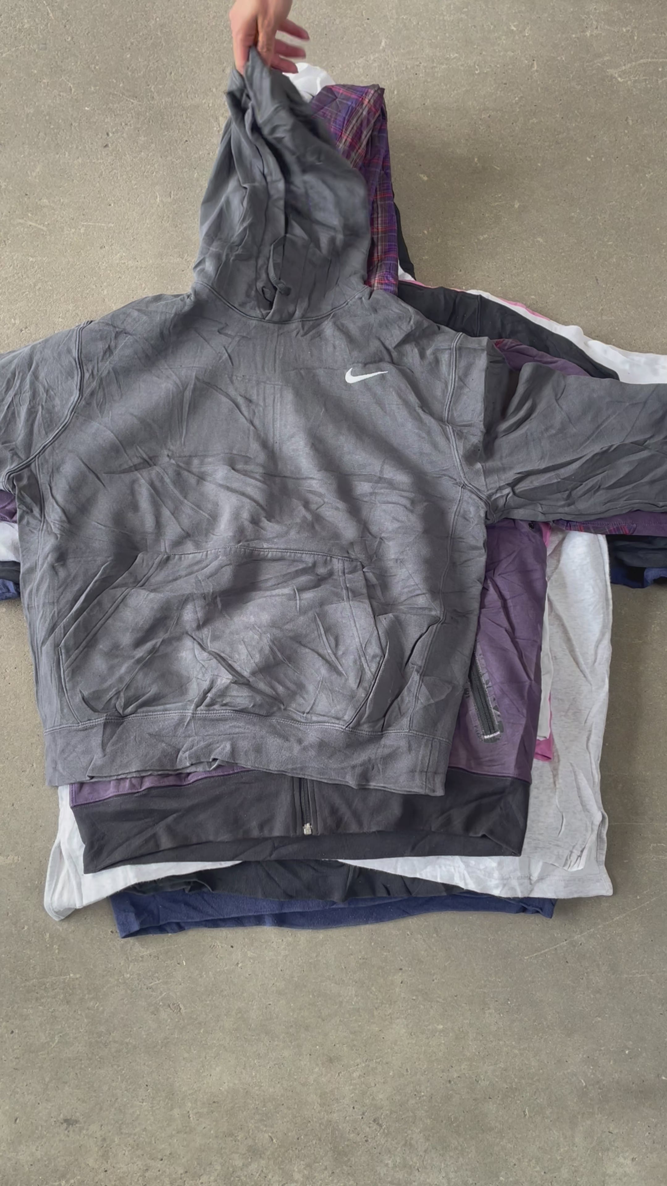 Collection of 50X NIKE SWEATS AND HOODIES (GRADE B) in a gallery layout