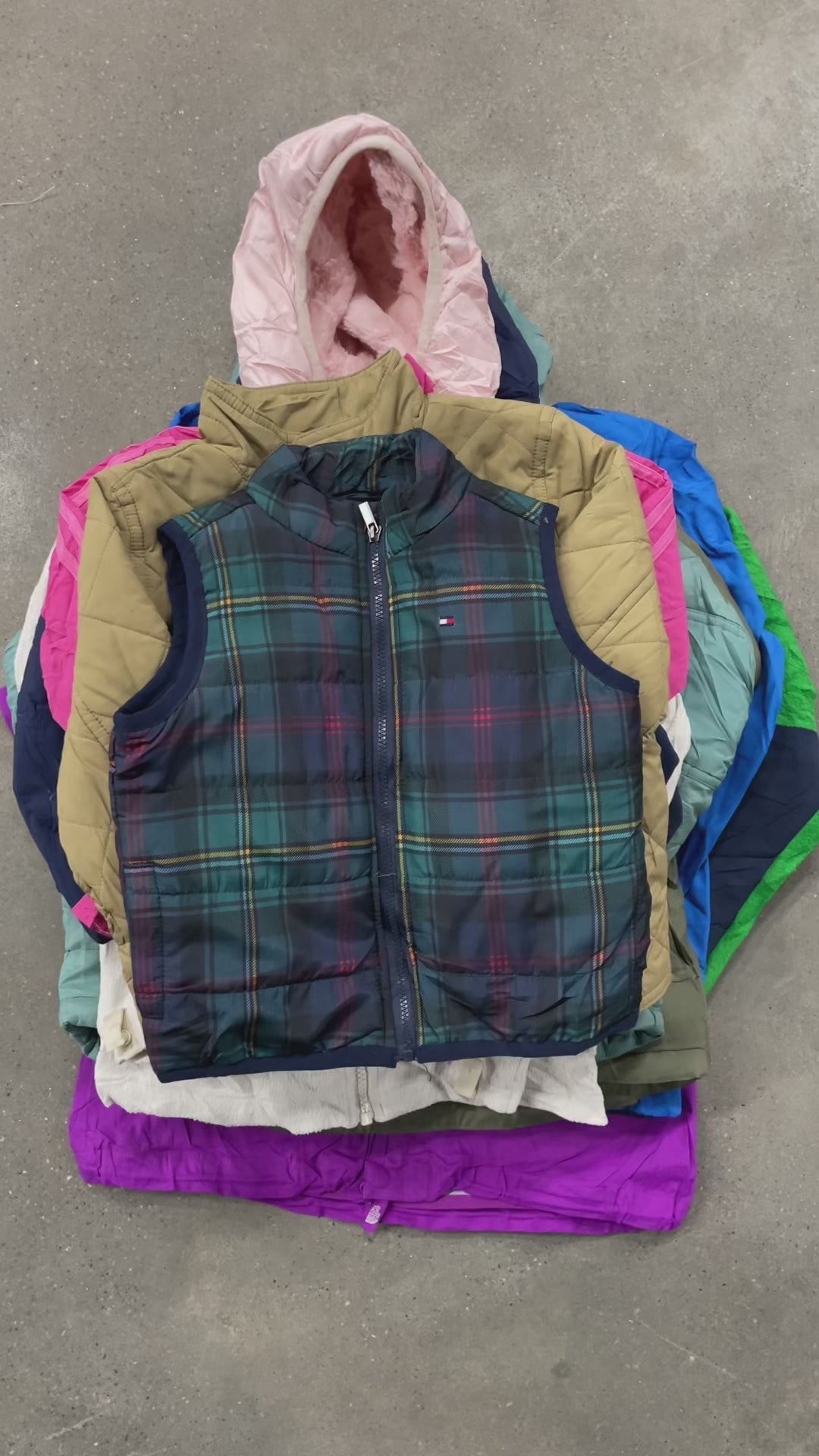 Collection of 50X KIDS MIX BRAND JACKETS in a gallery layout