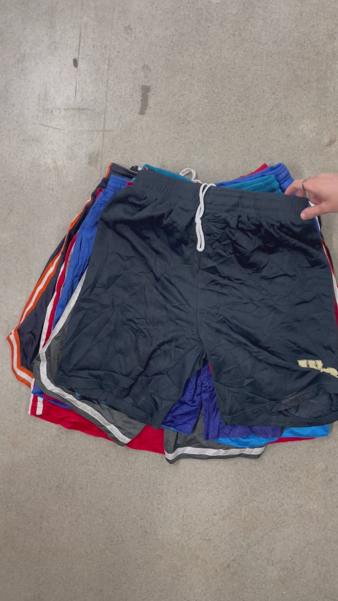 Collection of 100X UNBRANDED SPORTS SHORTS in a gallery layout