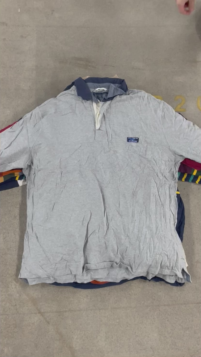 Collection of 50X BRANDED RUGBY TOPS in a gallery layout