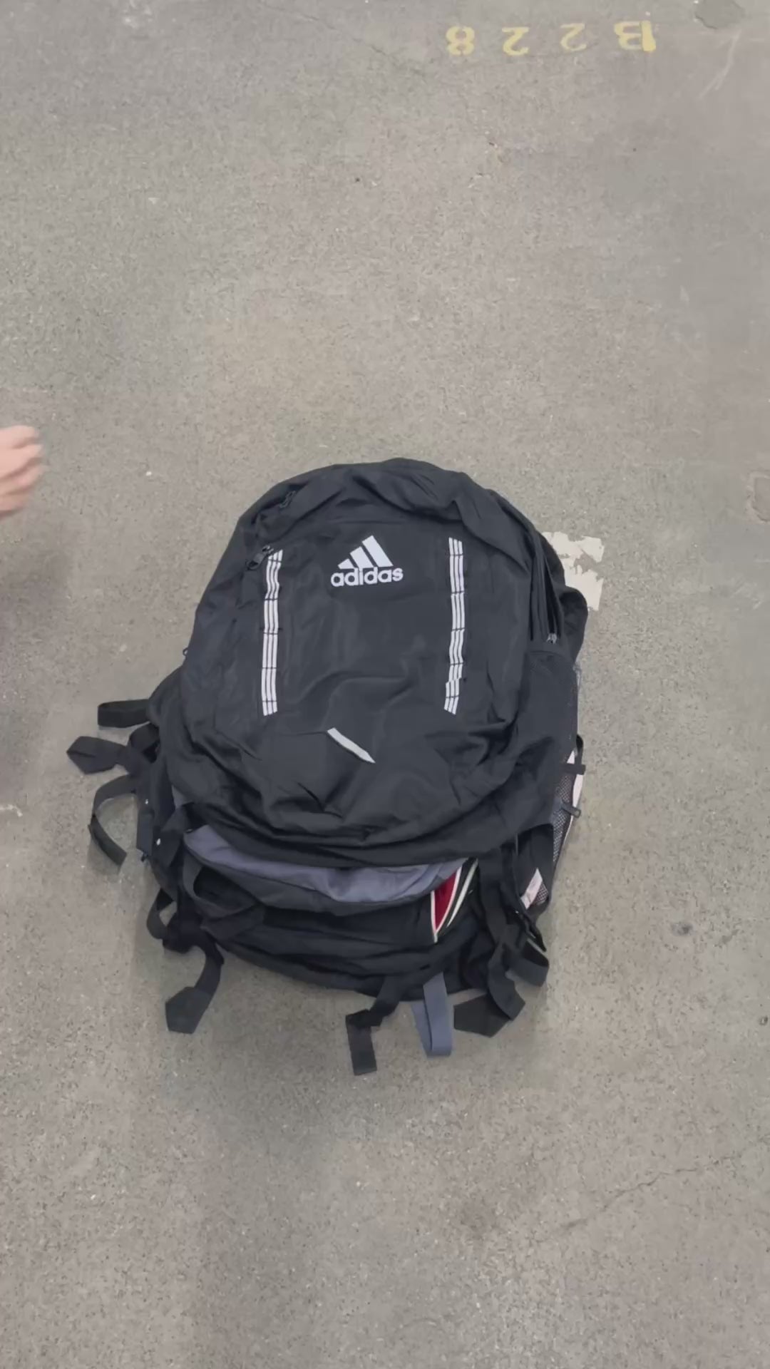 Collection of 25X ADIDAS SCHOOL BACKPACKS in a gallery layout