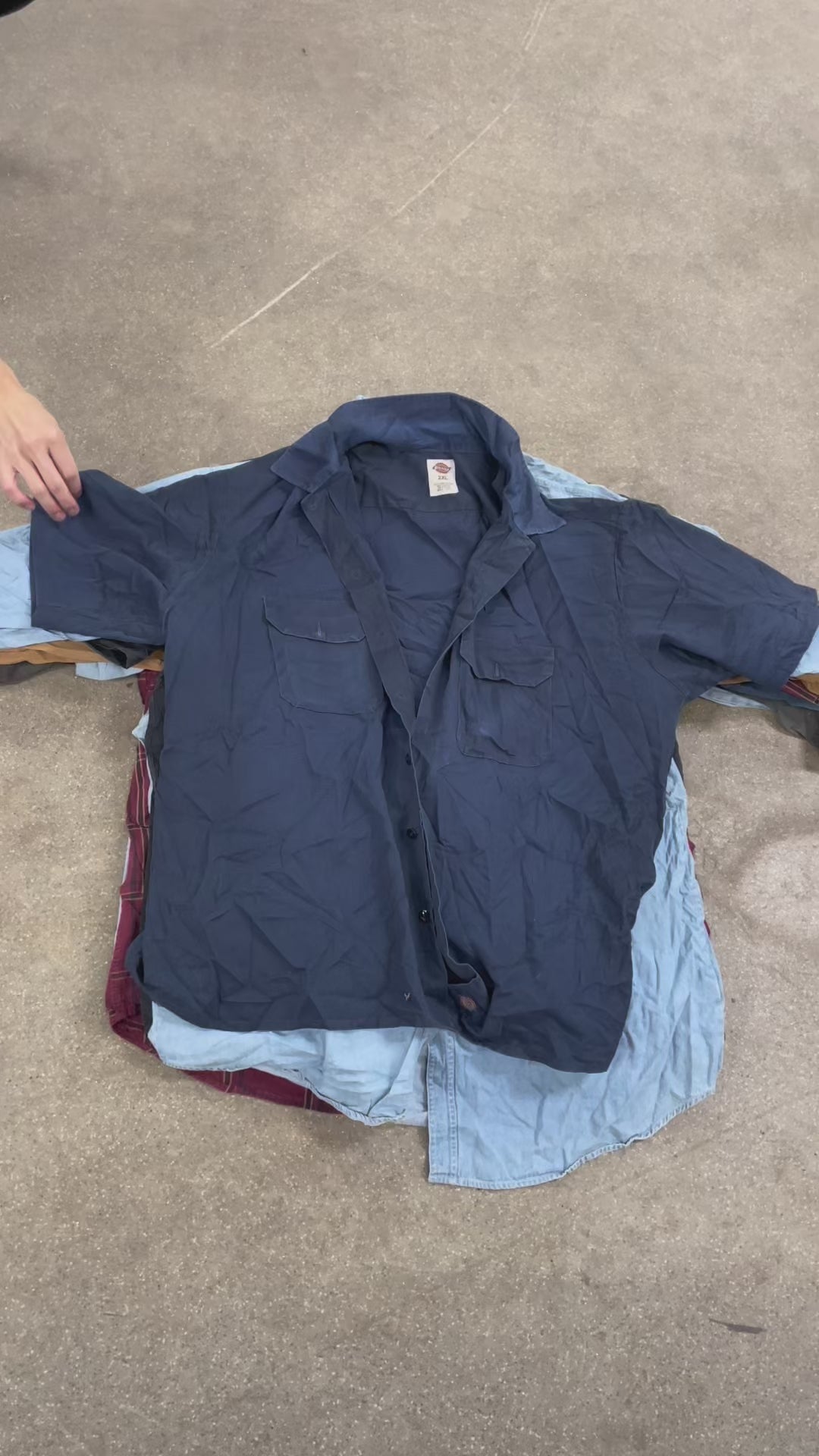 Collection of 25X CARHARTT & DICKIES BROKEN SHIRTS in a gallery layout