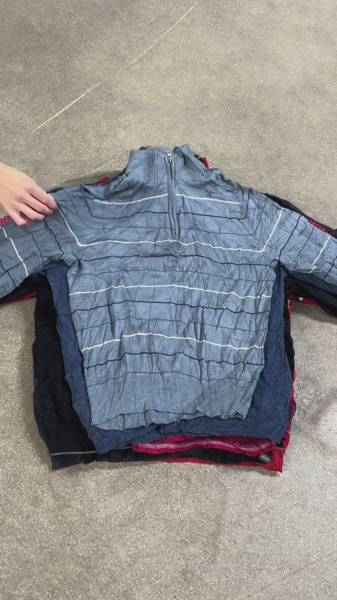 Collection of 25X QUARTER ZIP SWEATERS in a gallery layout