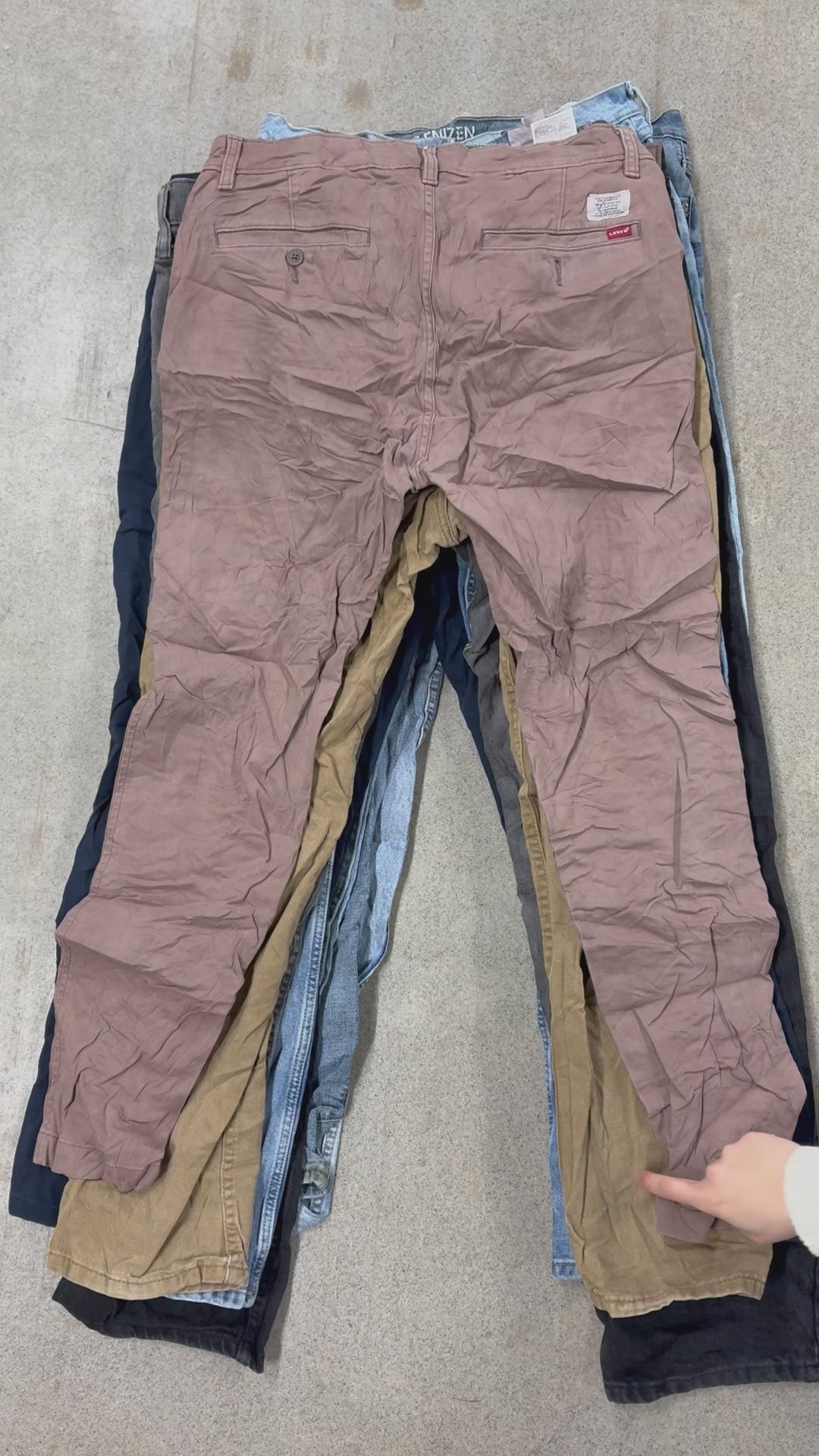 Collection of 50X LEVIS LEE WRANGLER PANTS in a gallery layout