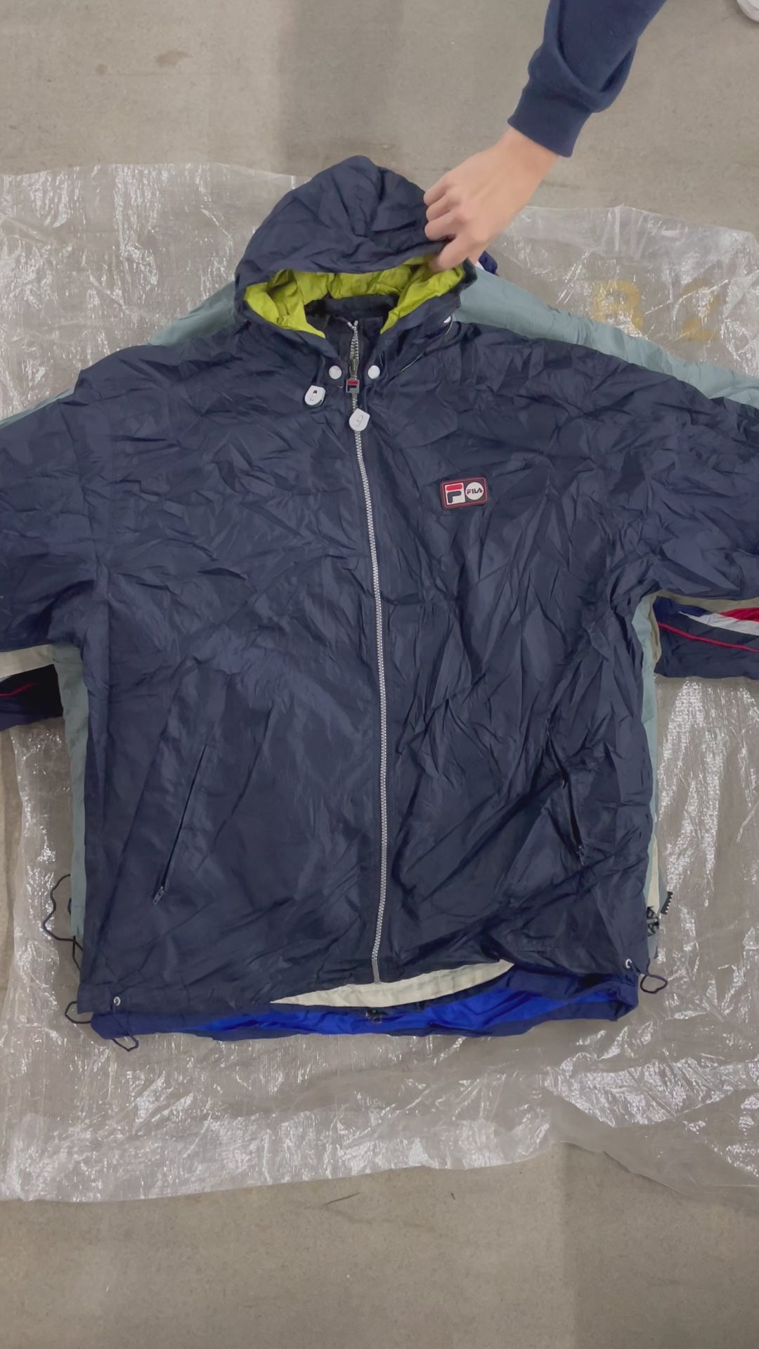 Collection of 25X BRANDED PADDED HEAVY JACKETS in a gallery layout