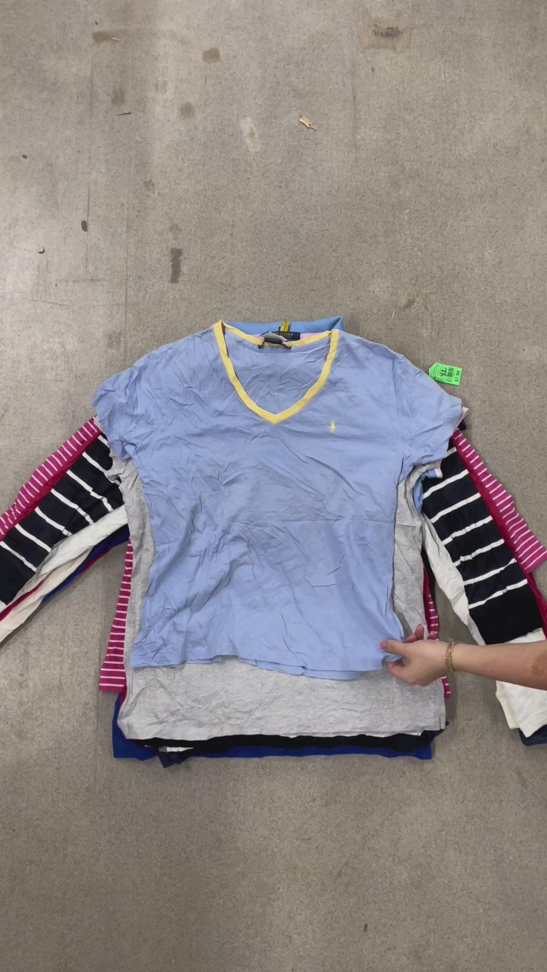 Collection of Ralph Lauren ladies mix t-shirts in a gallery layout