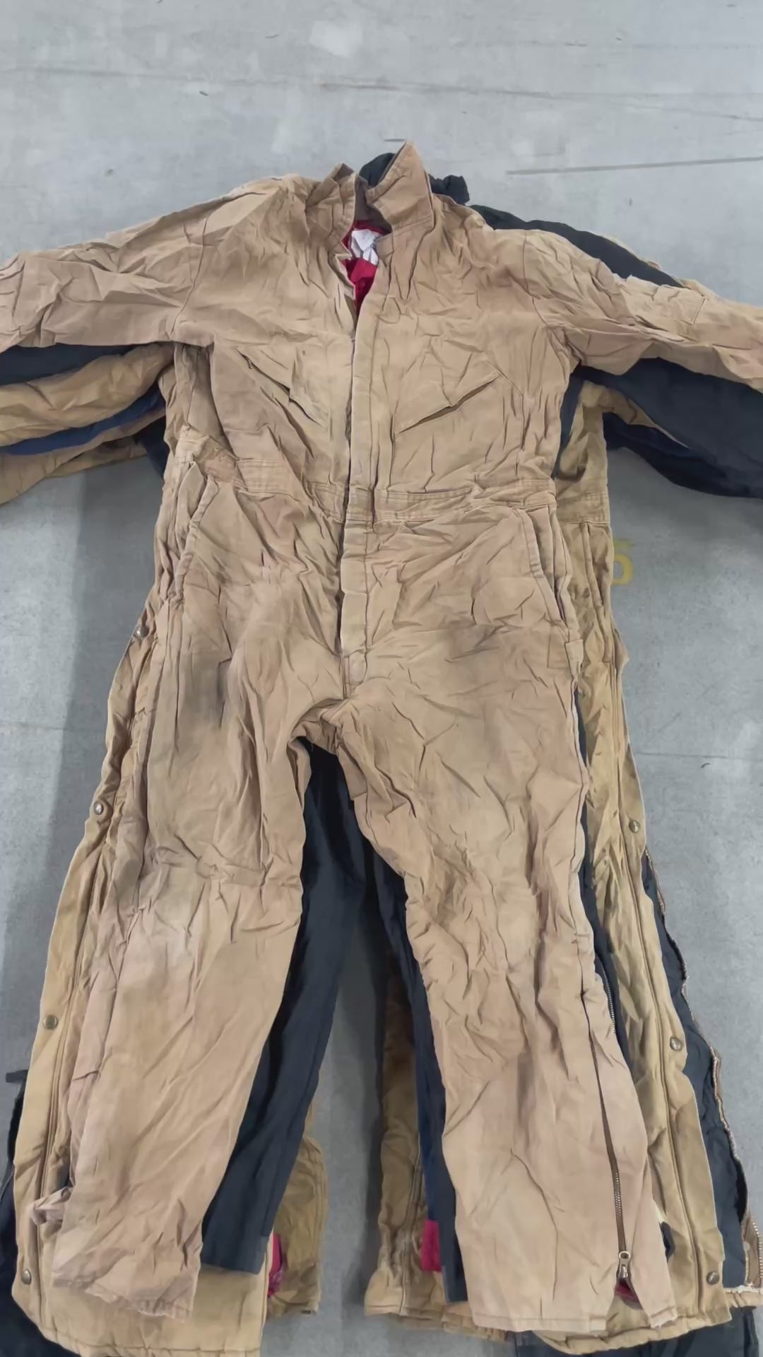 Collection of 10X CARHARTT STYLE COVERALLS in a gallery layout