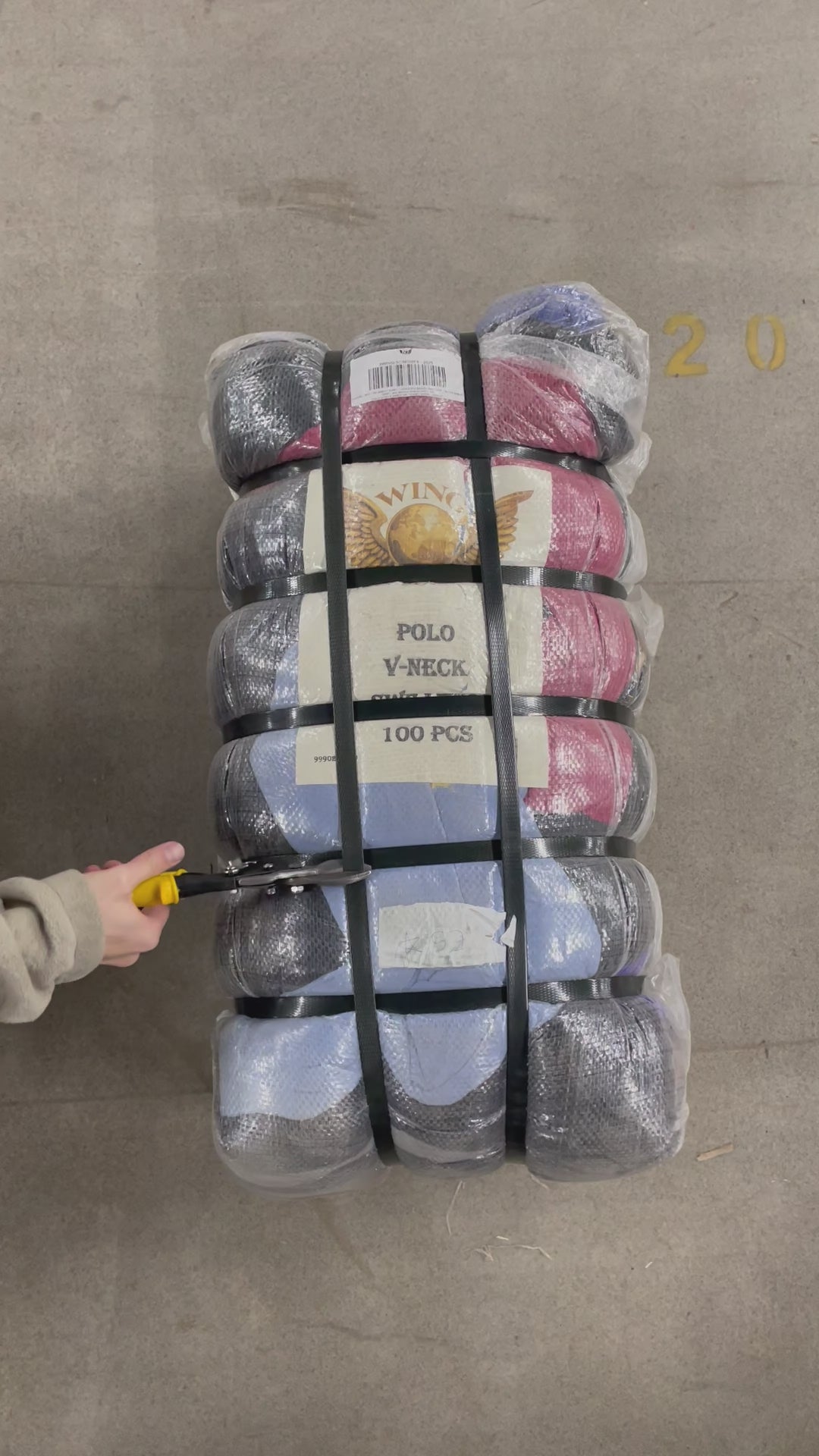 Collection of 50X POLO V-NECK SWEATER in a gallery layout