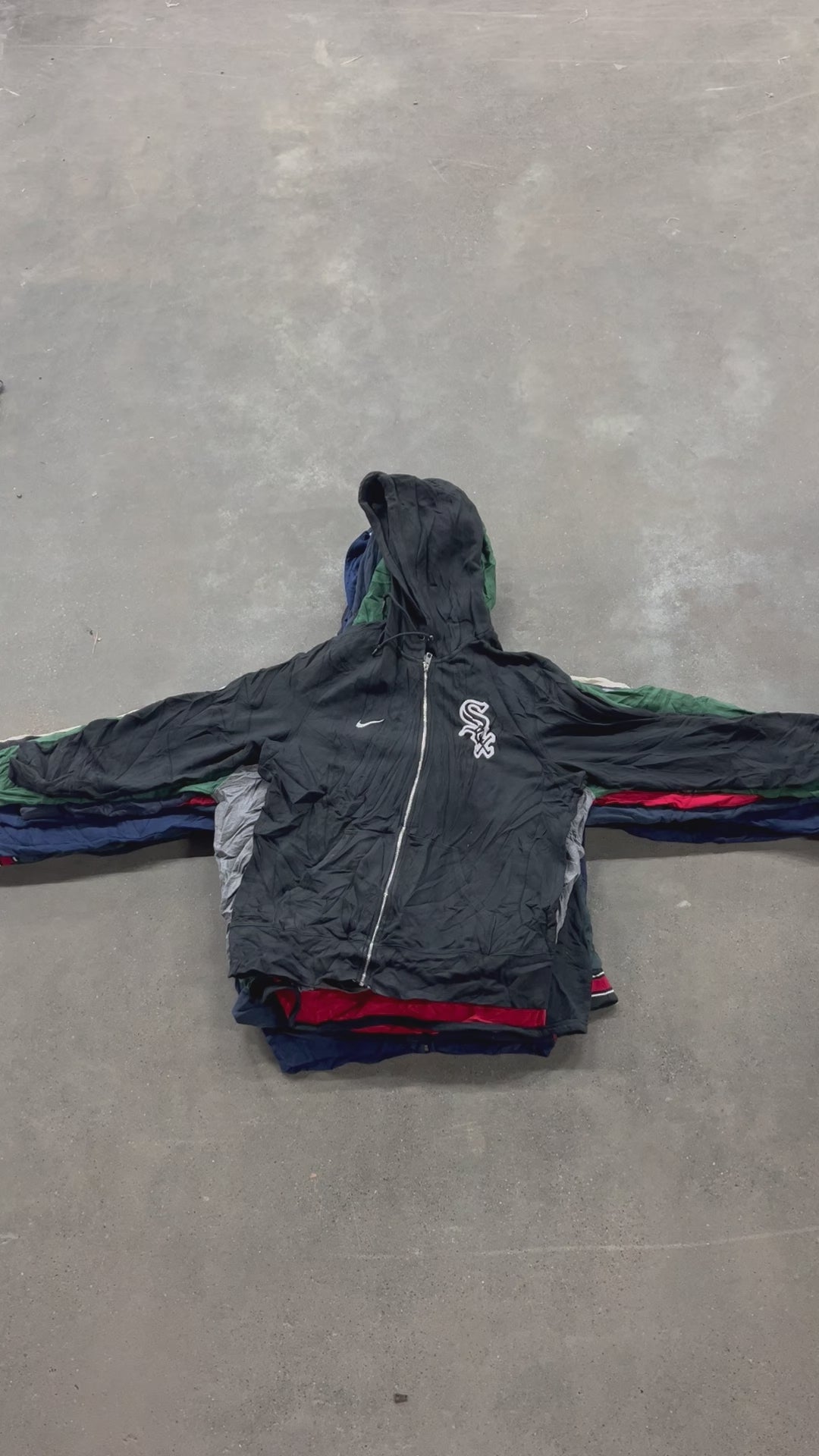 Collection of 50X FULL ZIP BRANDED HOODIES in a gallery layout