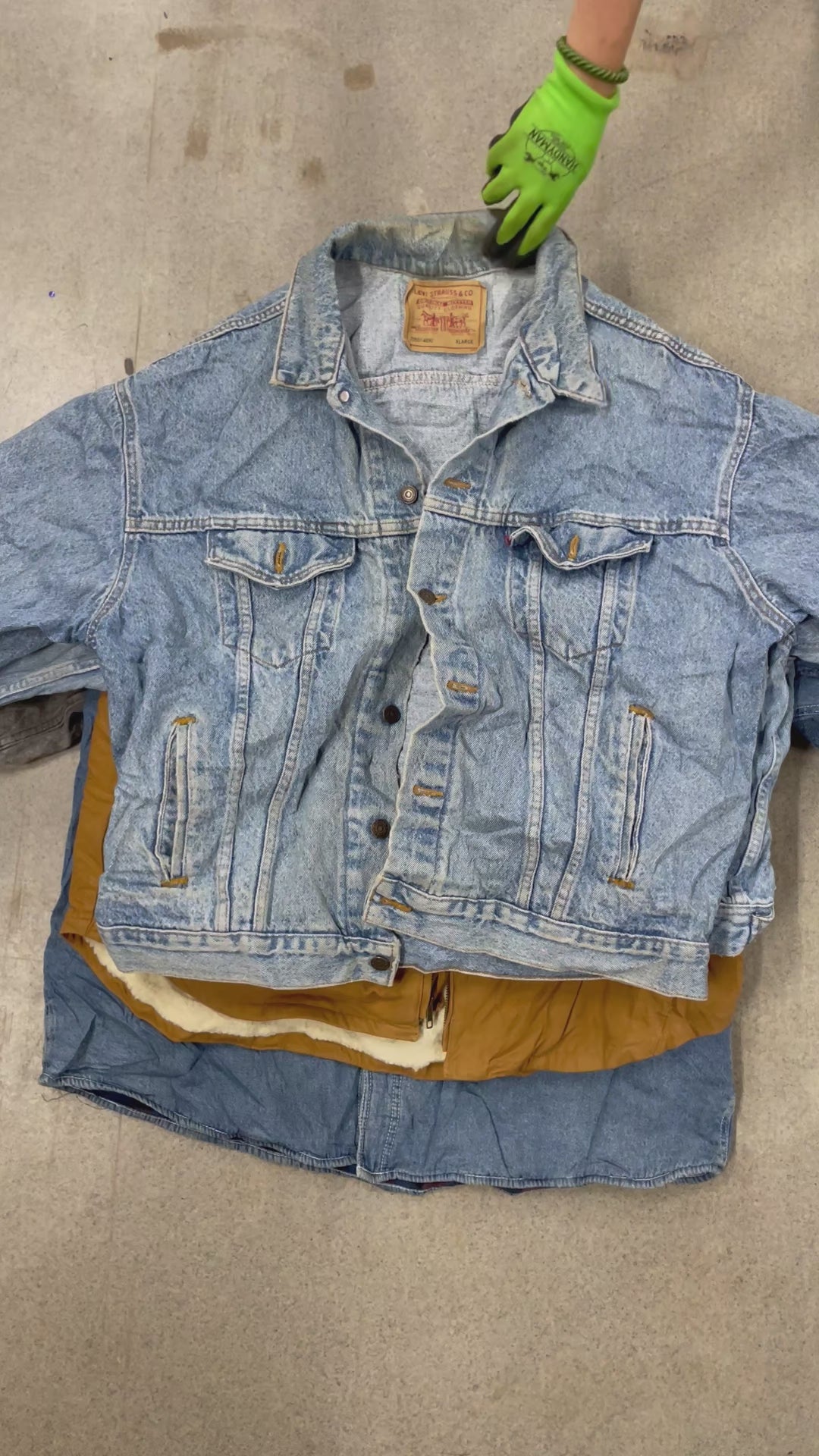 Collection of 25X LLW MIX JACKETS A/B GRADE in a gallery layout