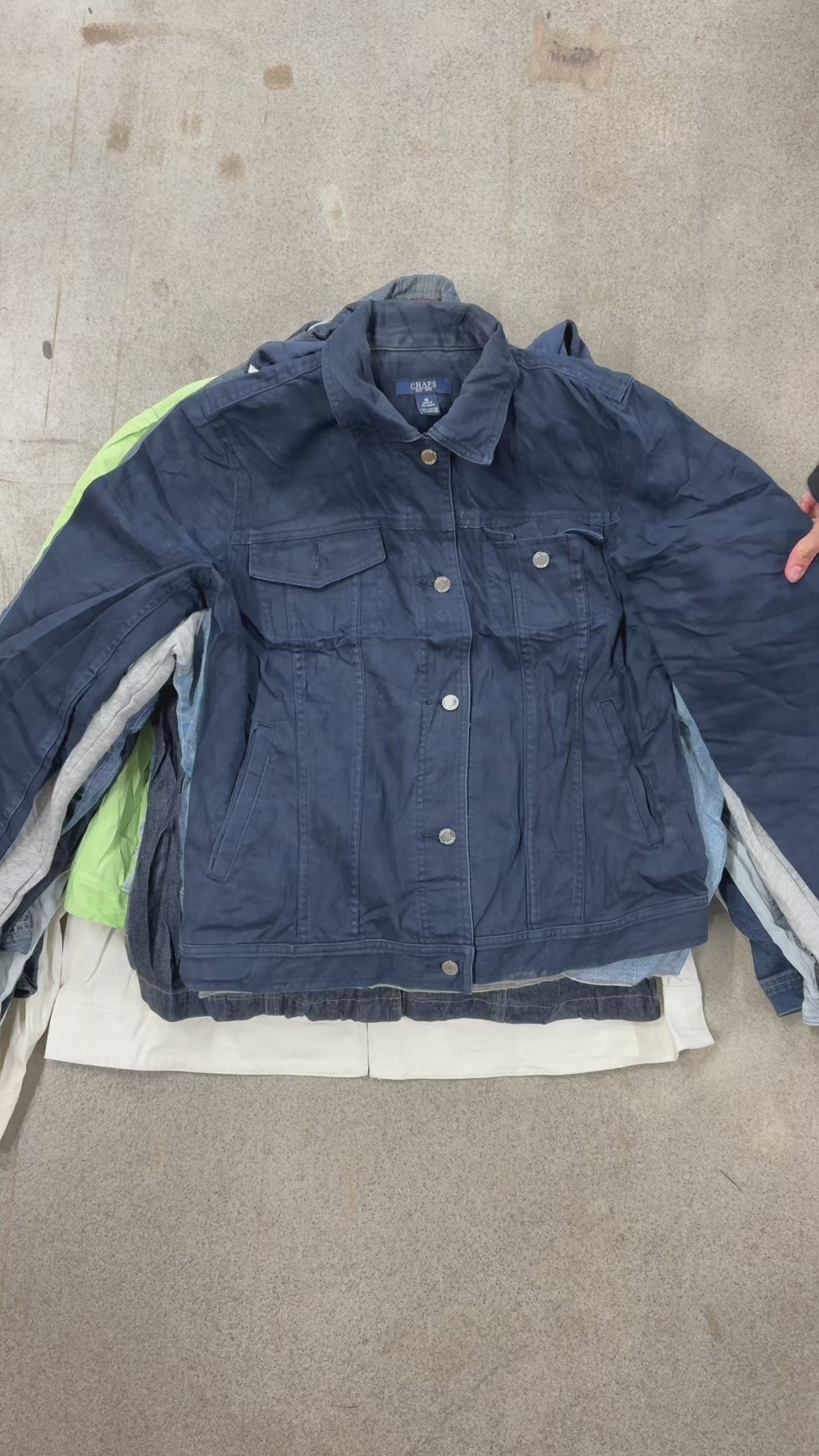 Collection of 15X LADIES BRANDED DENIM JACKET LP in a gallery layout