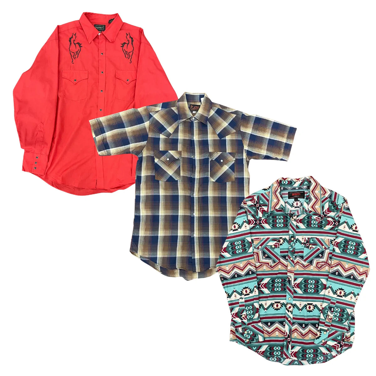 Collection of 50X WESTERN SHIRTS in a gallery layout